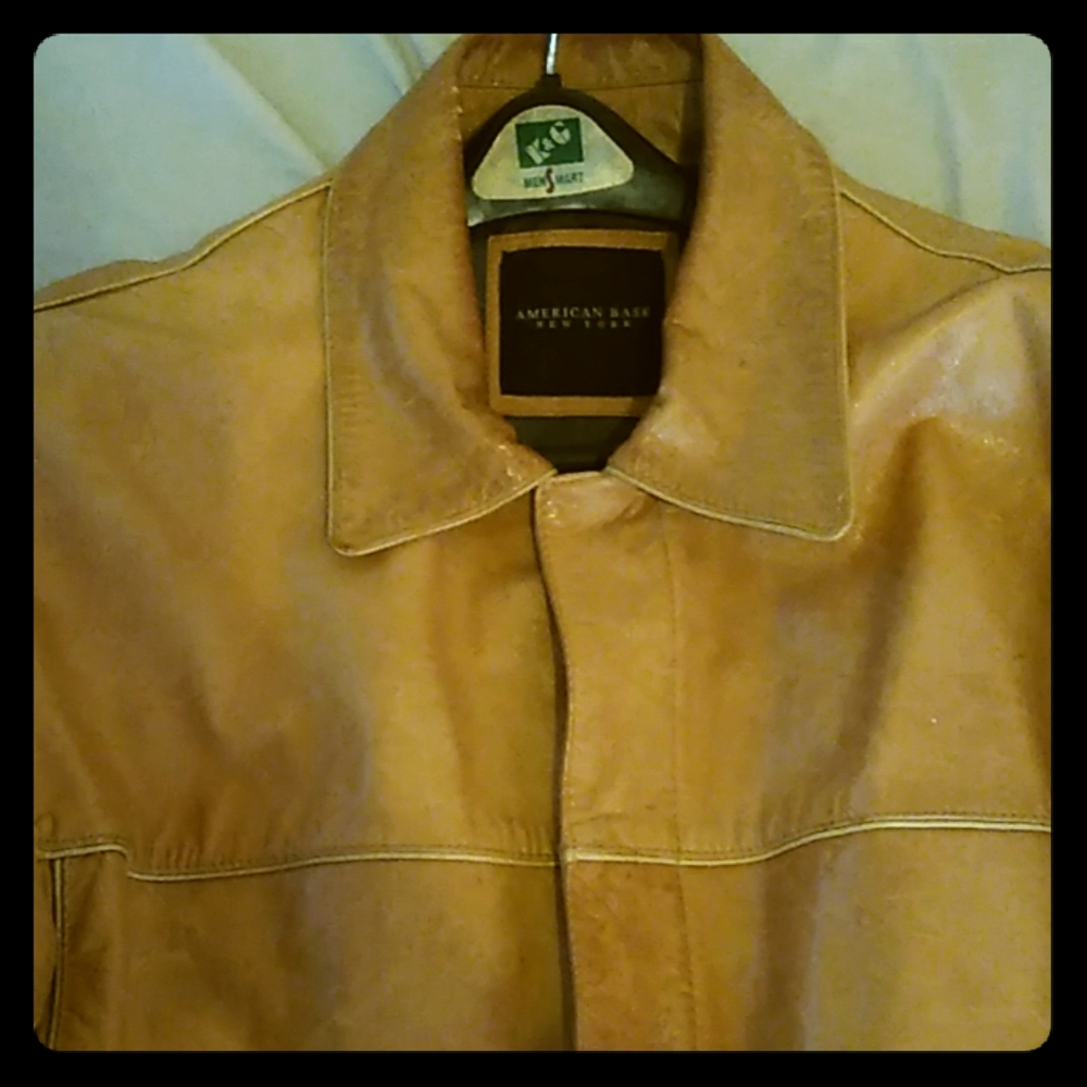 Men's three quarter American Base New York leather